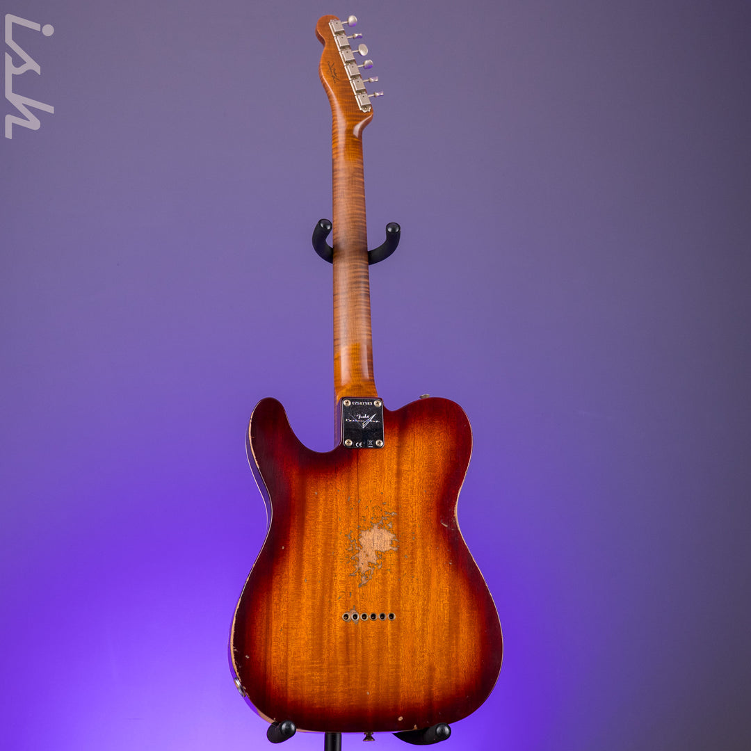 Fender Custom Shop Artisan Dual P90 Tele Relic Aged Tobacco Sunburst