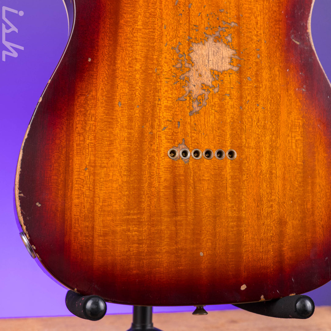 Fender Custom Shop Artisan Dual P90 Tele Relic Aged Tobacco Sunburst