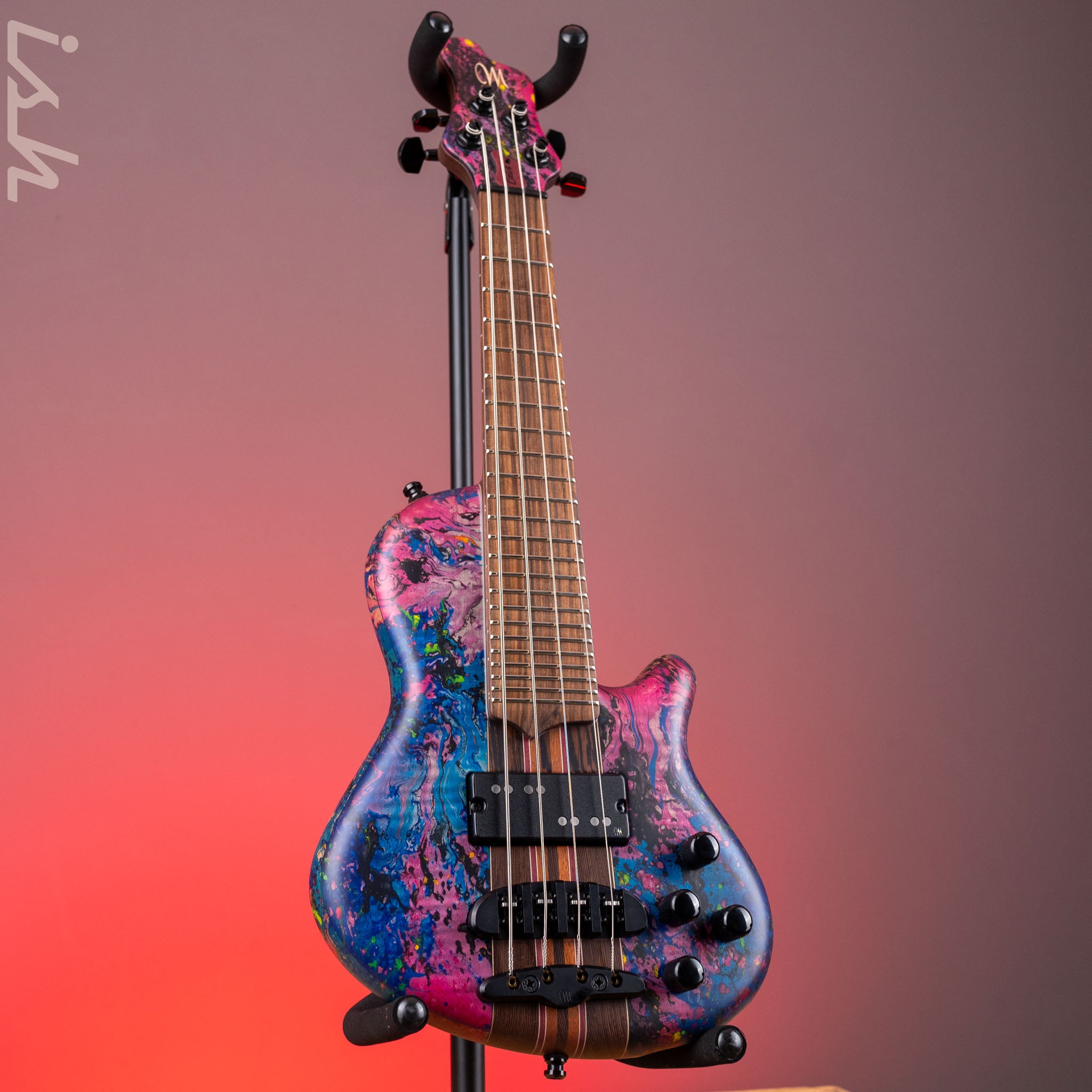 Mayones Cali 4 Bass Multicolor Swirl NAMM 2025 – Ish Guitars