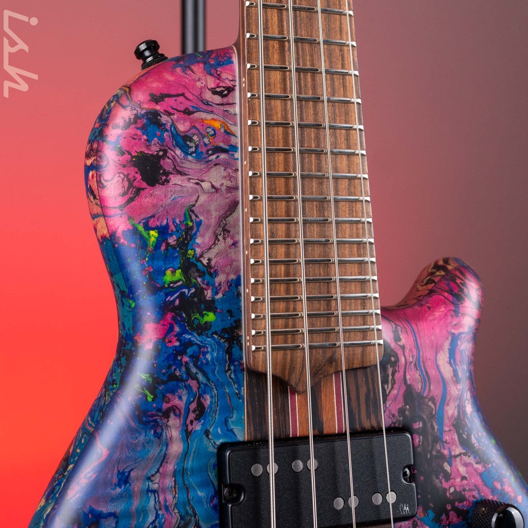 Mayones Cali 4 Bass Multicolor Swirl NAMM 2025 – Ish Guitars