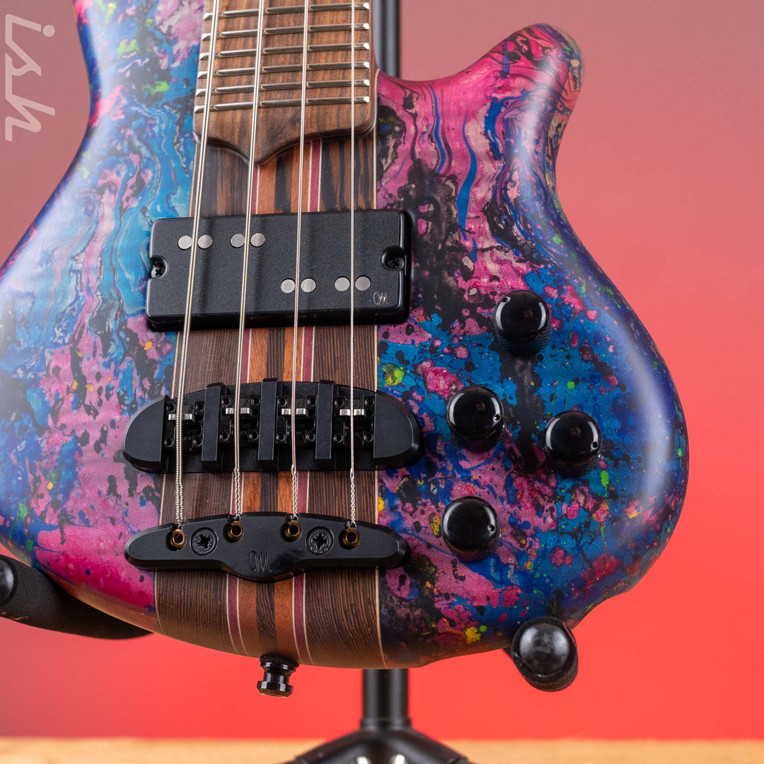 Mayones Cali 4 Bass Multicolor Swirl NAMM 2025 – Ish Guitars