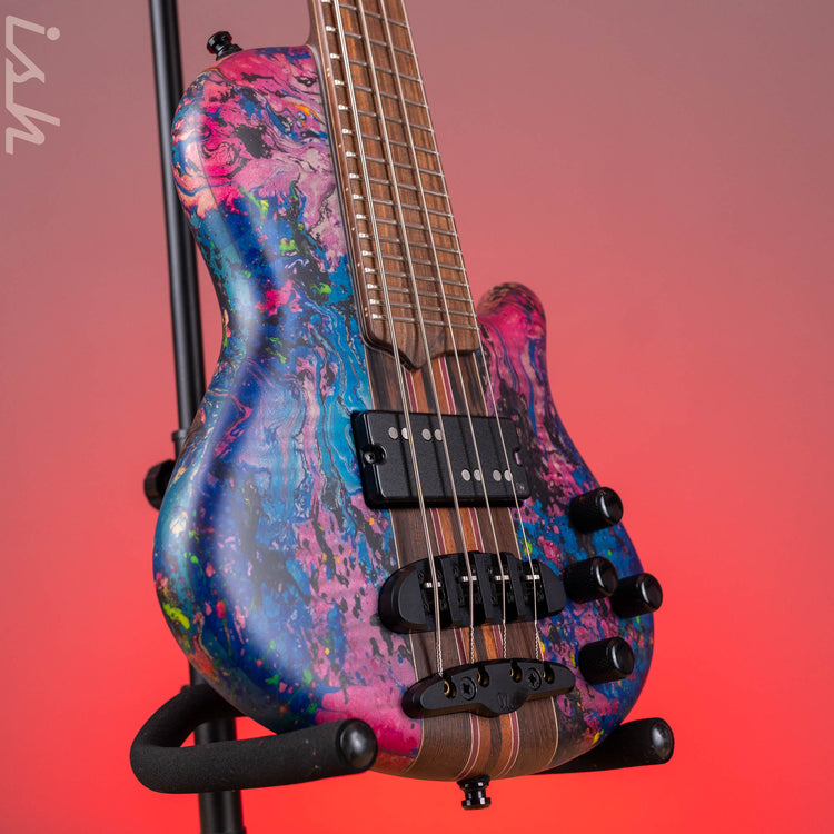 Mayones Cali 4 Bass Multicolor Swirl NAMM 2025 – Ish Guitars