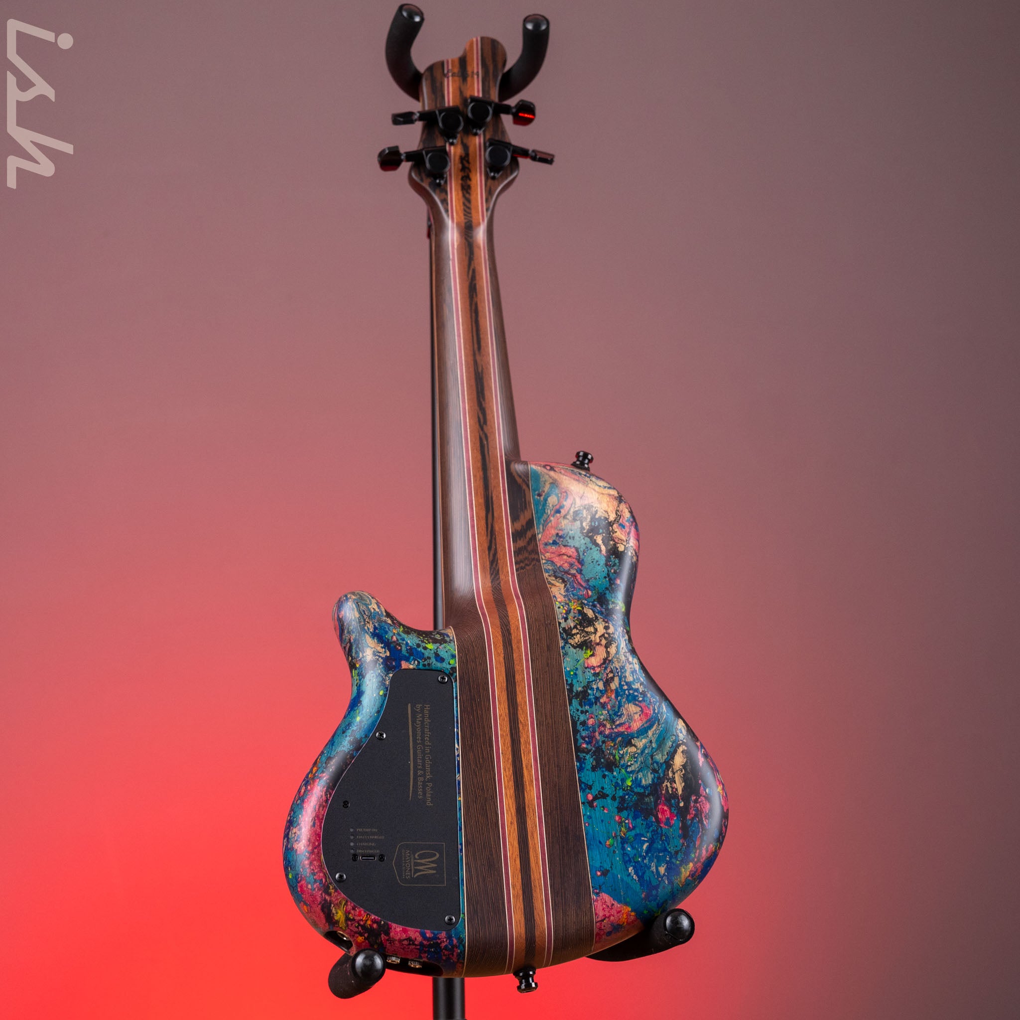 Mayones Cali 4 Bass Multicolor Swirl NAMM 2025 – Ish Guitars