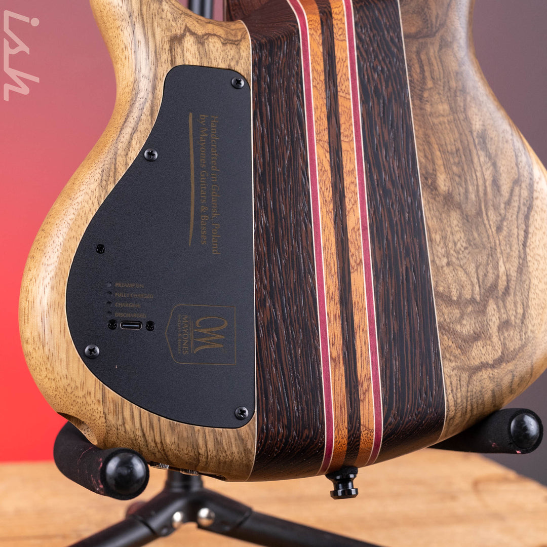 Mayones Cali 5 Mini Bass Buckeye Burl