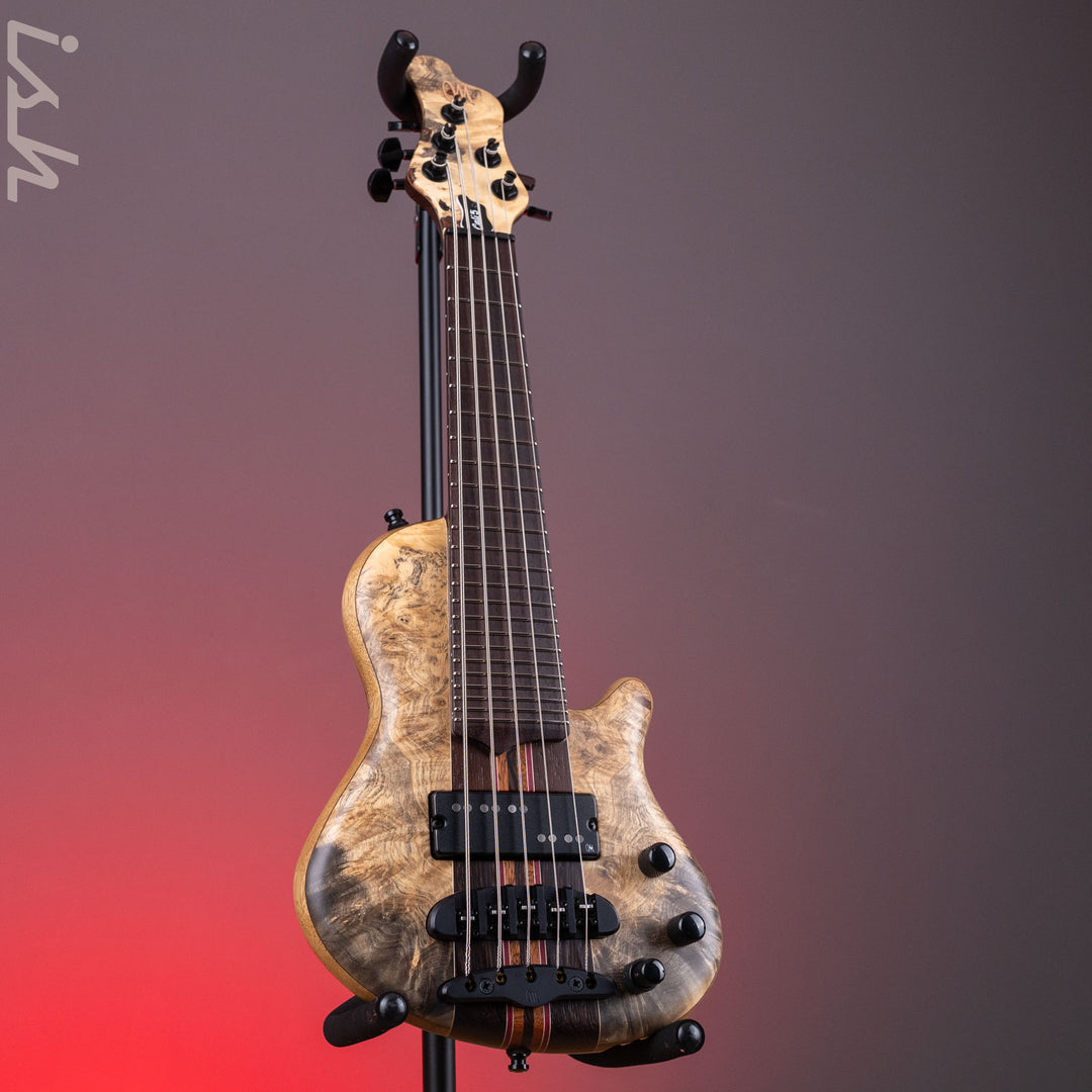 Mayones Cali 5 Mini Bass Buckeye Burl – Ish Guitars
