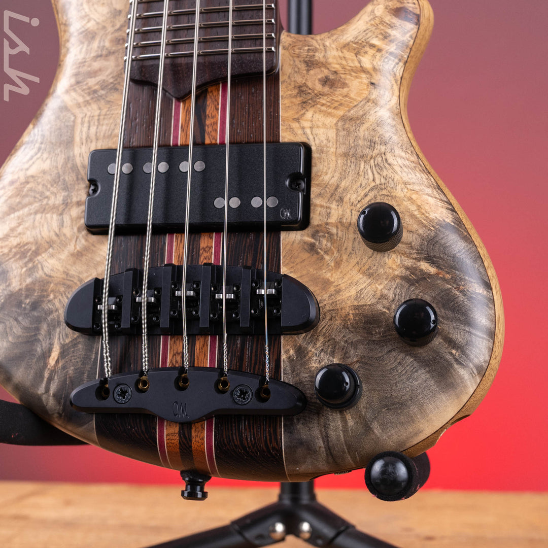 Mayones Cali 5 Mini Bass Buckeye Burl