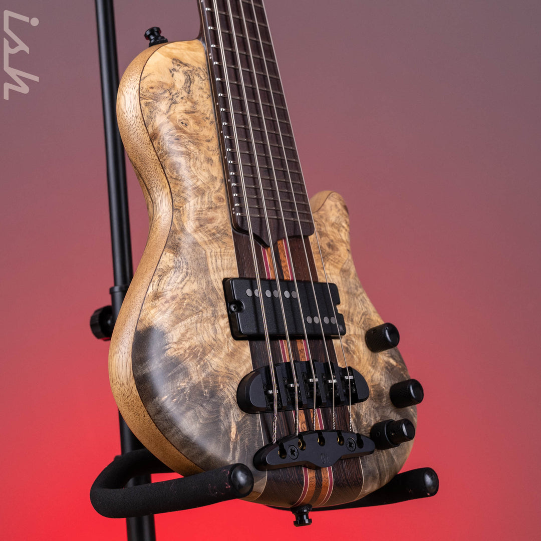 Mayones Cali 5 Mini Bass Buckeye Burl