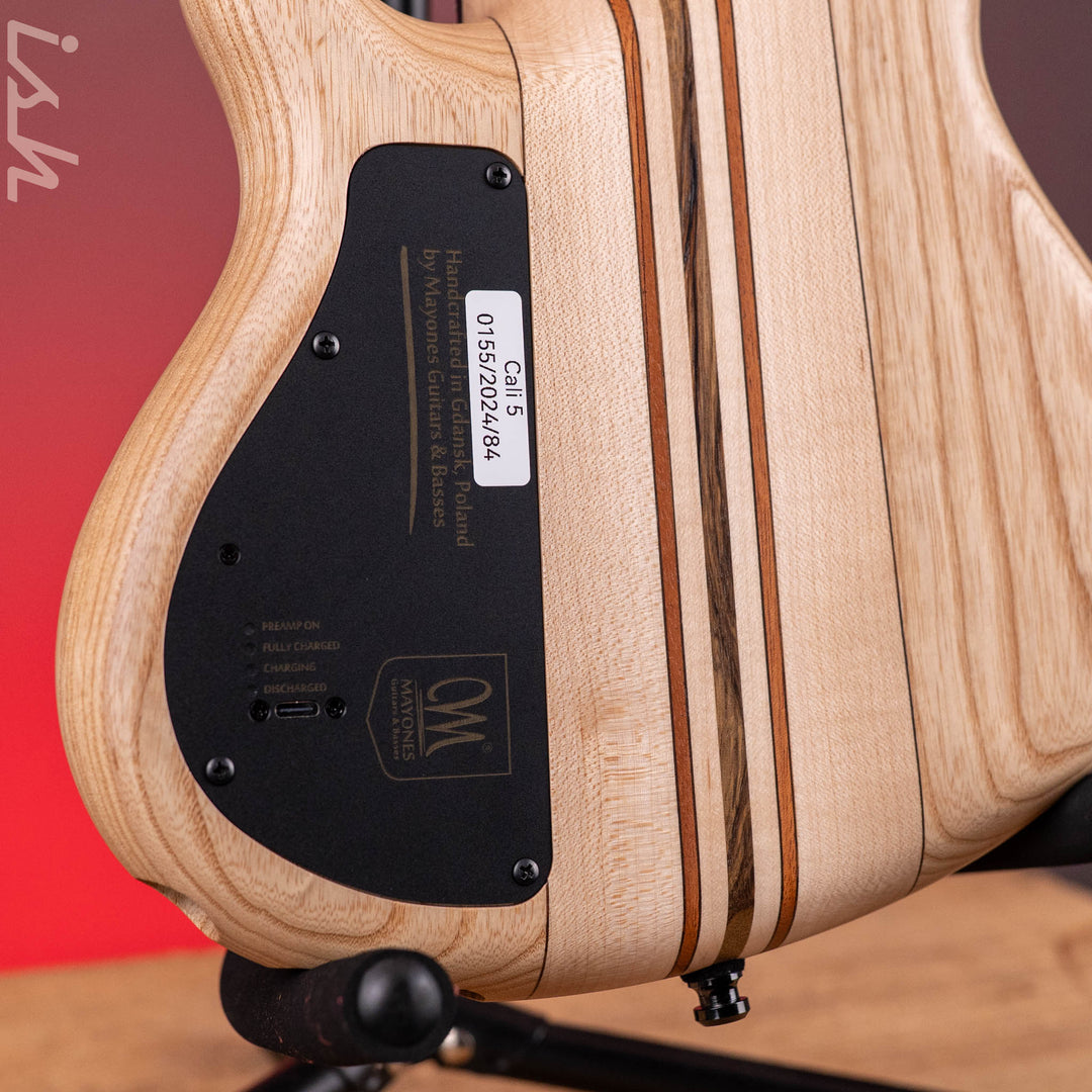 Mayones Cali 5 Mini Bass Flame Walnut Natural
