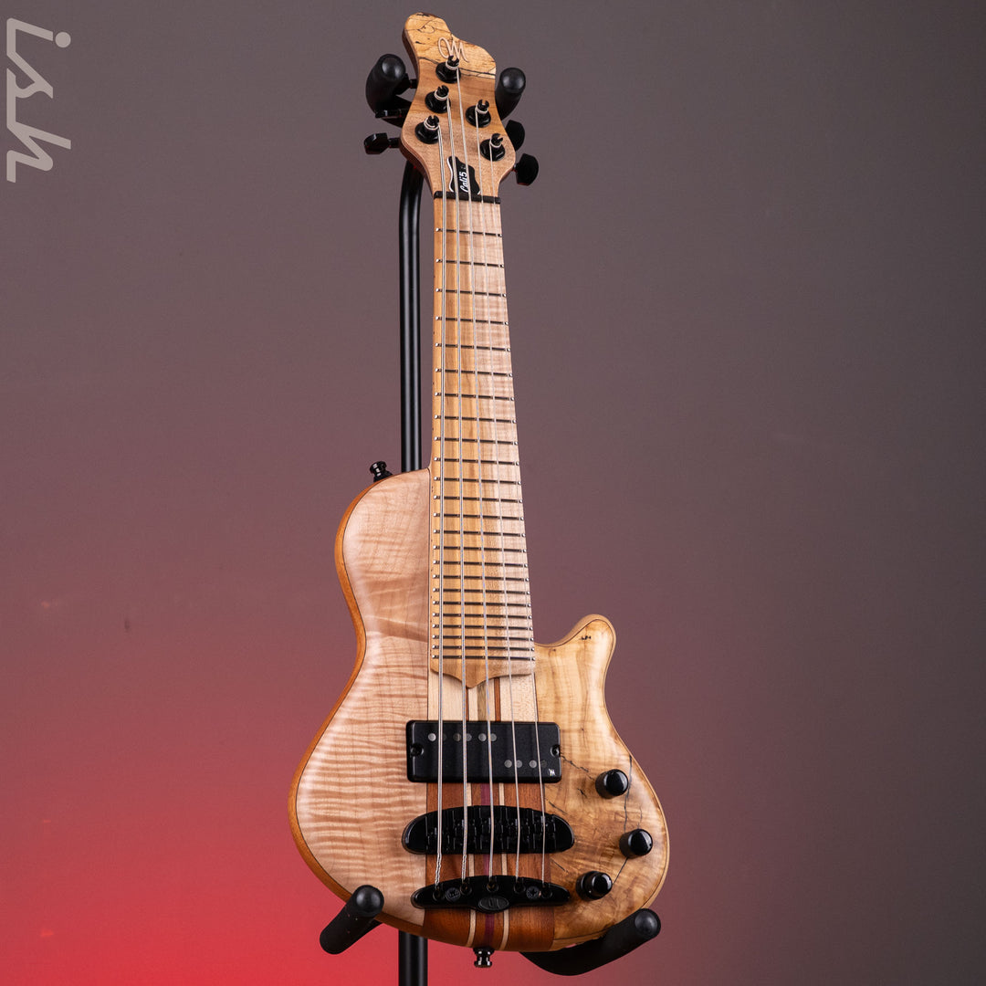Mayones Cali 5 Flame Maple &amp; Apple Wood Natural Matte