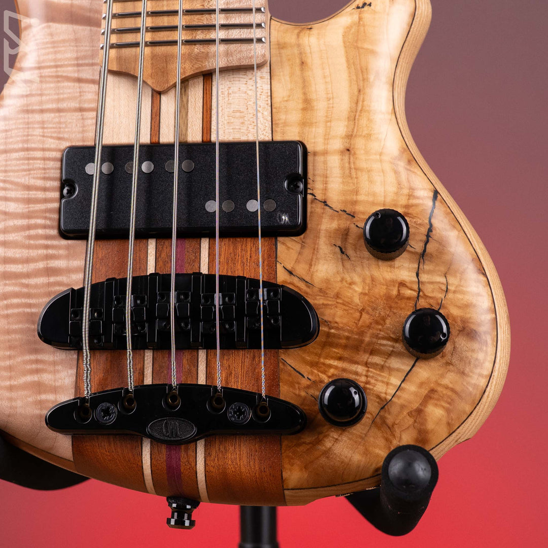Mayones Cali 5 Flame Maple &amp; Apple Wood Natural Matte