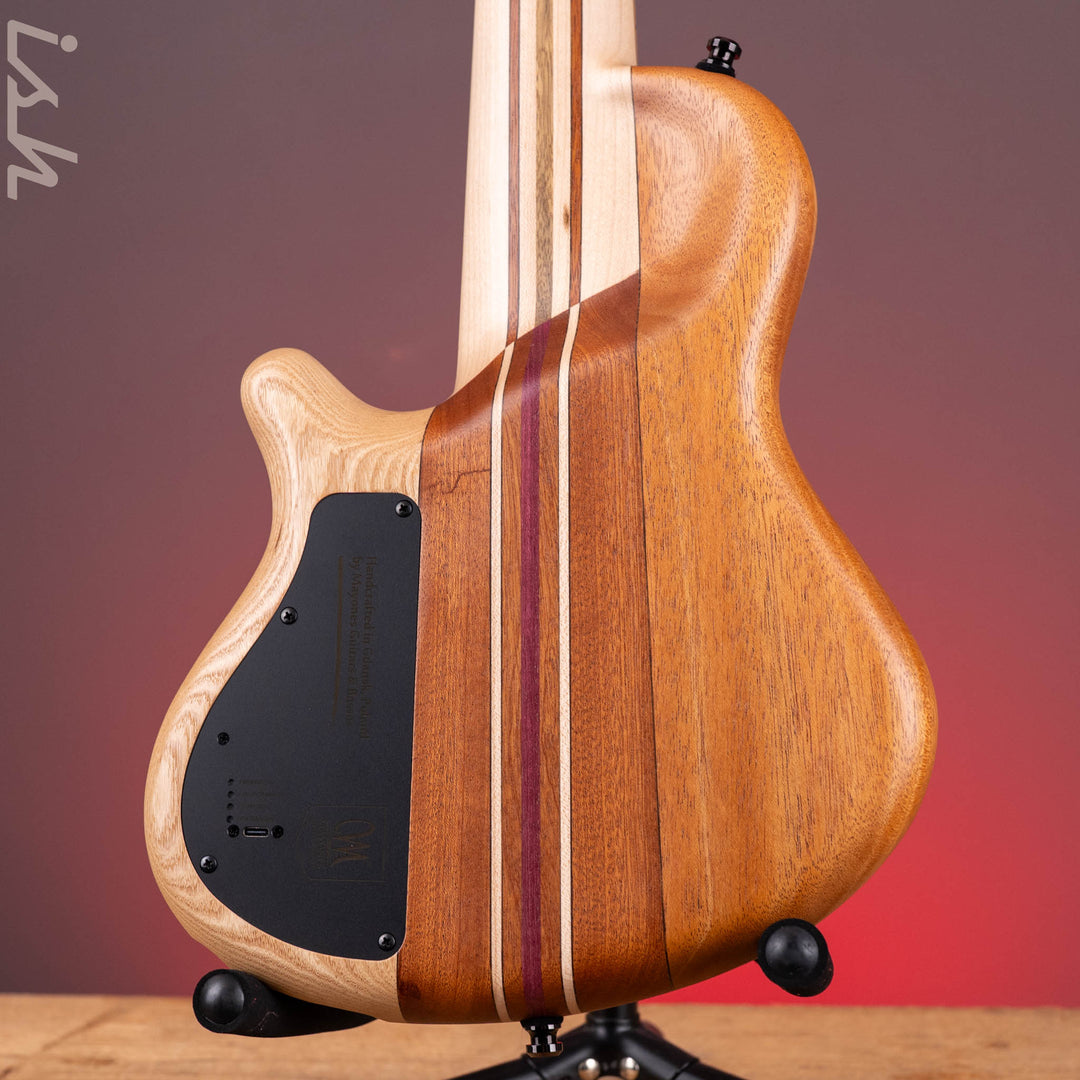 Mayones Cali 5 Flame Maple &amp; Apple Wood Natural Matte