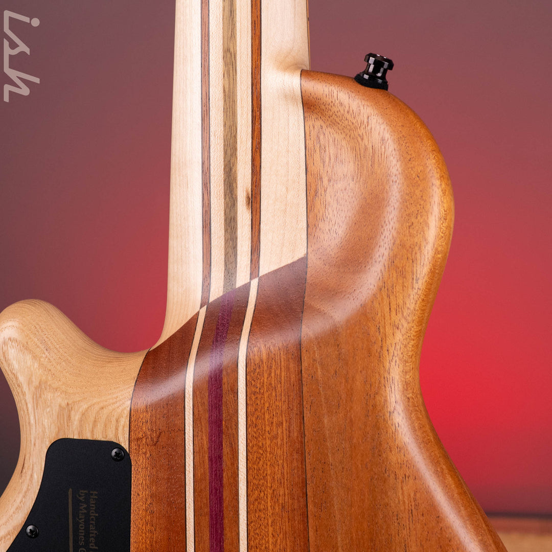 Mayones Cali 5 Flame Maple &amp; Apple Wood Natural Matte