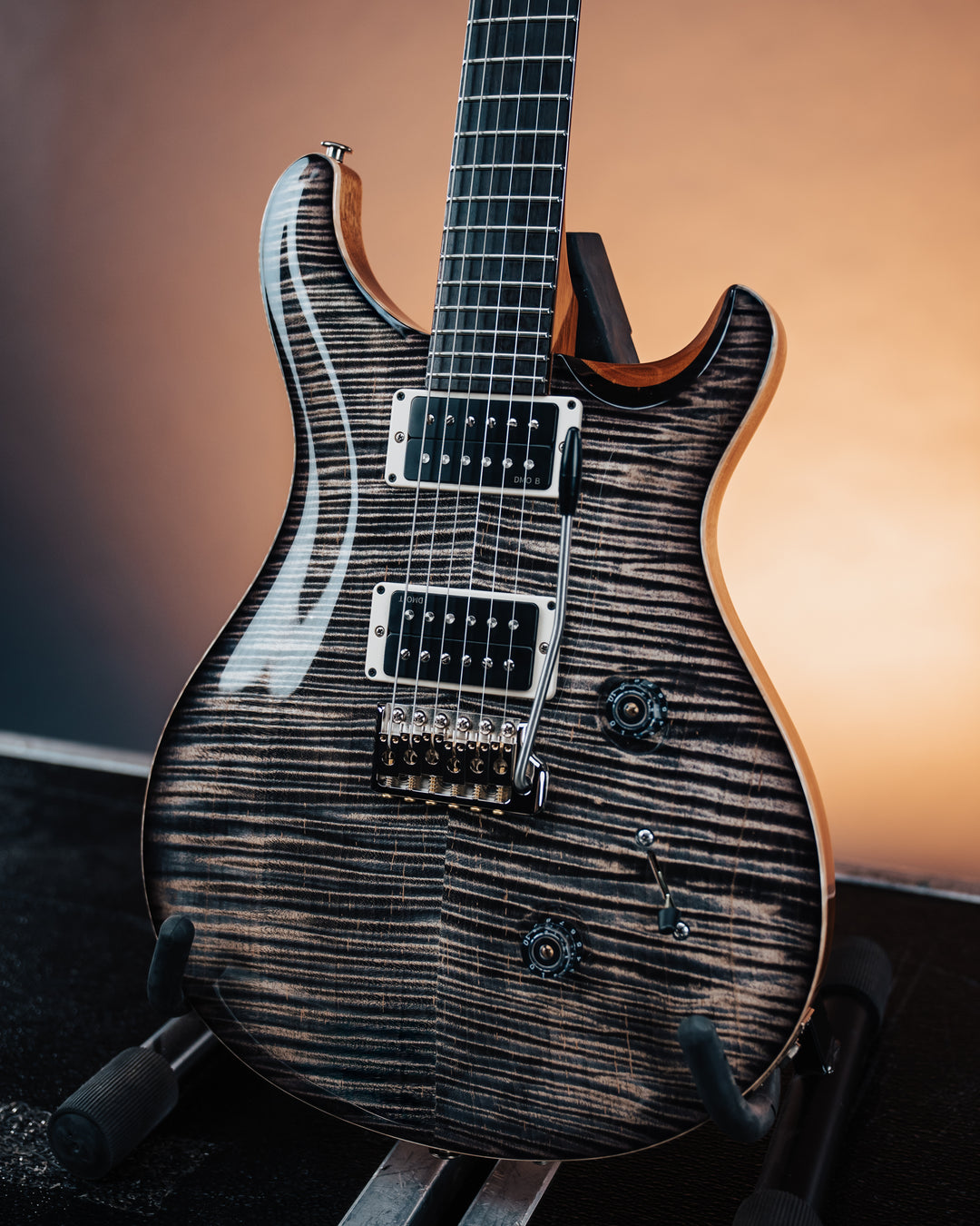 PRS Custom 24 “Birds of a Feather” Limited Edition Charcoal Microburst *Coming Soon*