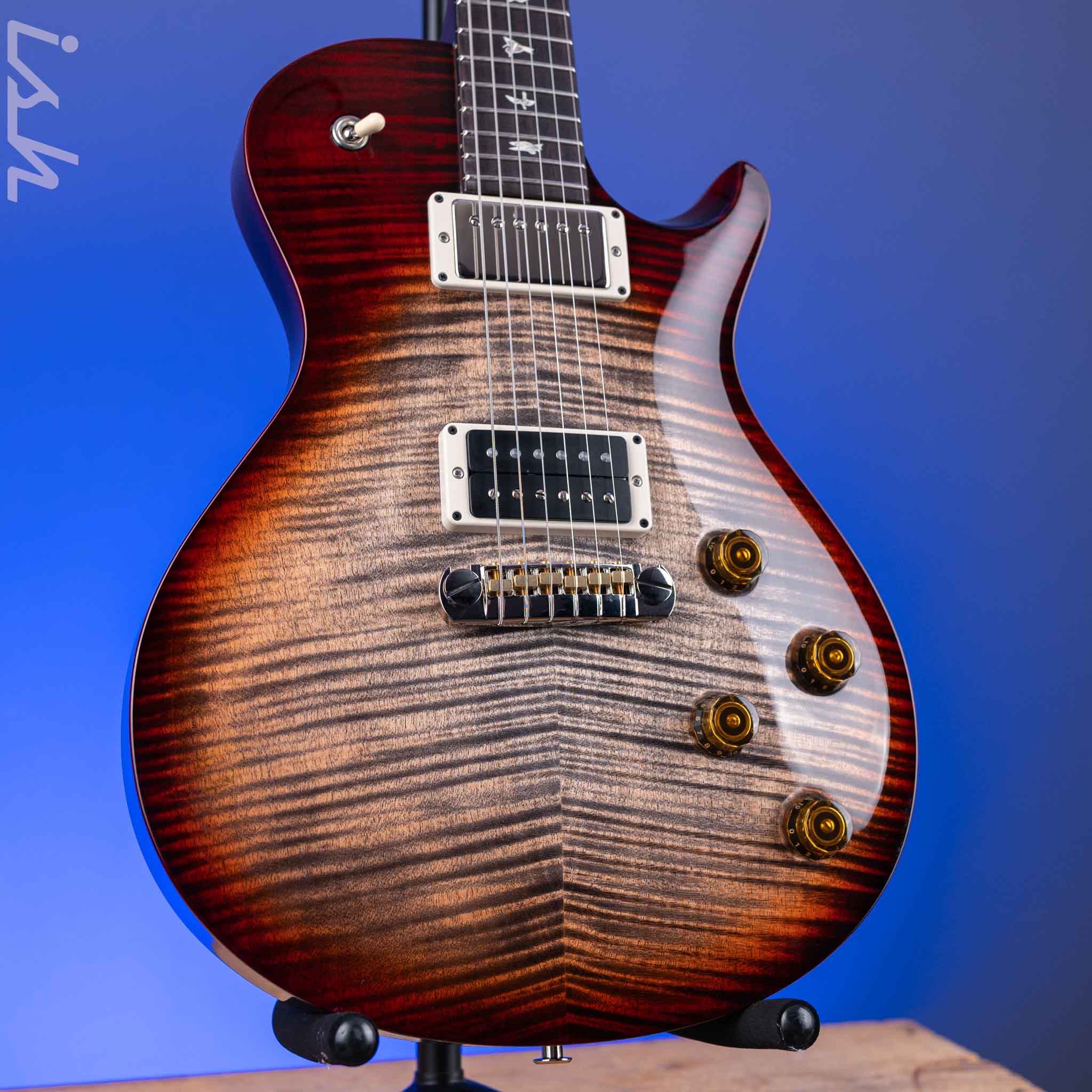 PRS Tremonti Stoptail Charcoal w/ Cherry Wrap Burst – Ish Guitars