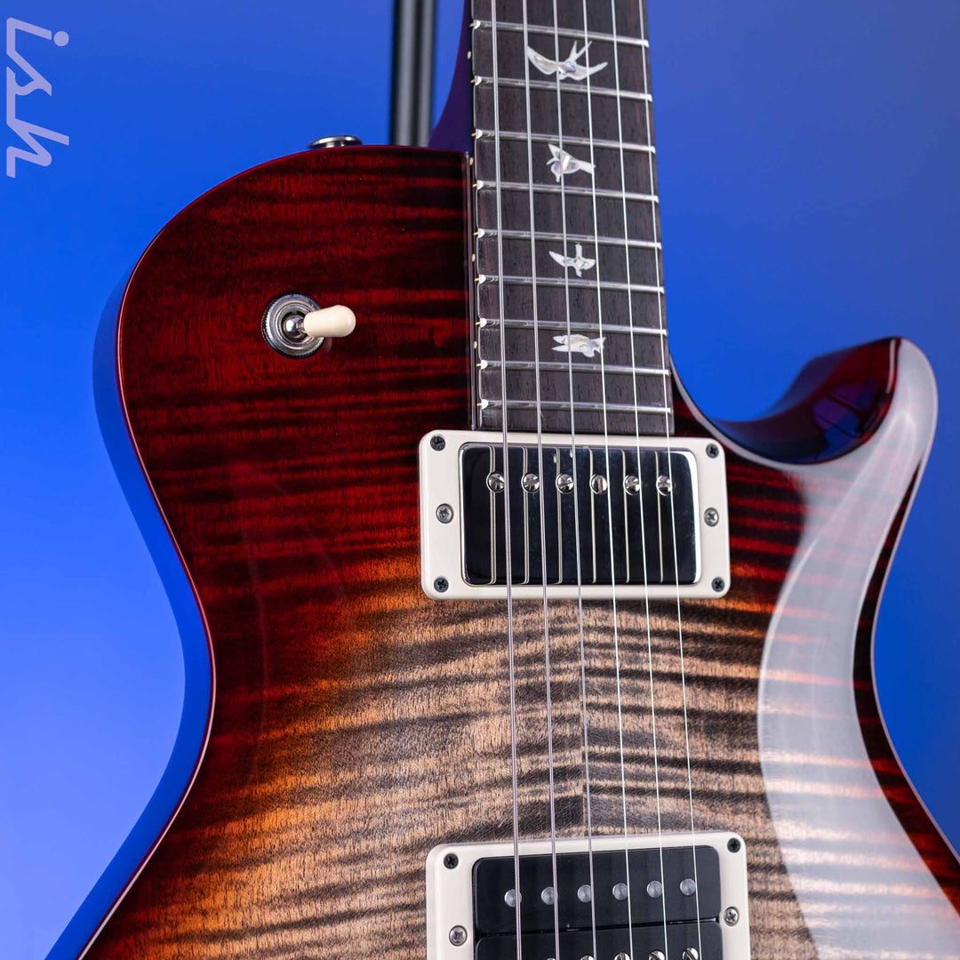 PRS Tremonti Stoptail Charcoal w/ Cherry Wrap Burst