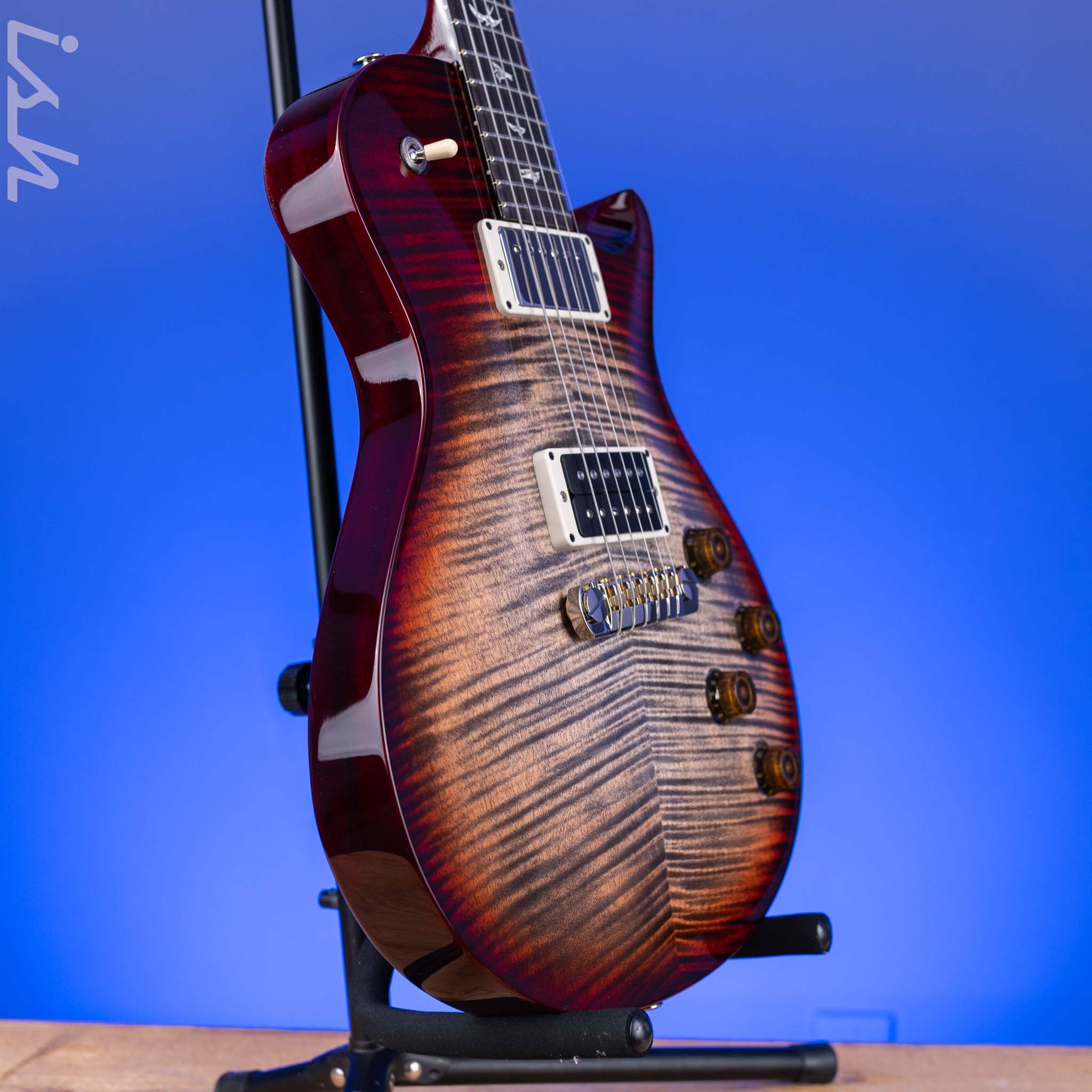 PRS Tremonti Stoptail Charcoal w/ Cherry Wrap Burst – Ish Guitars