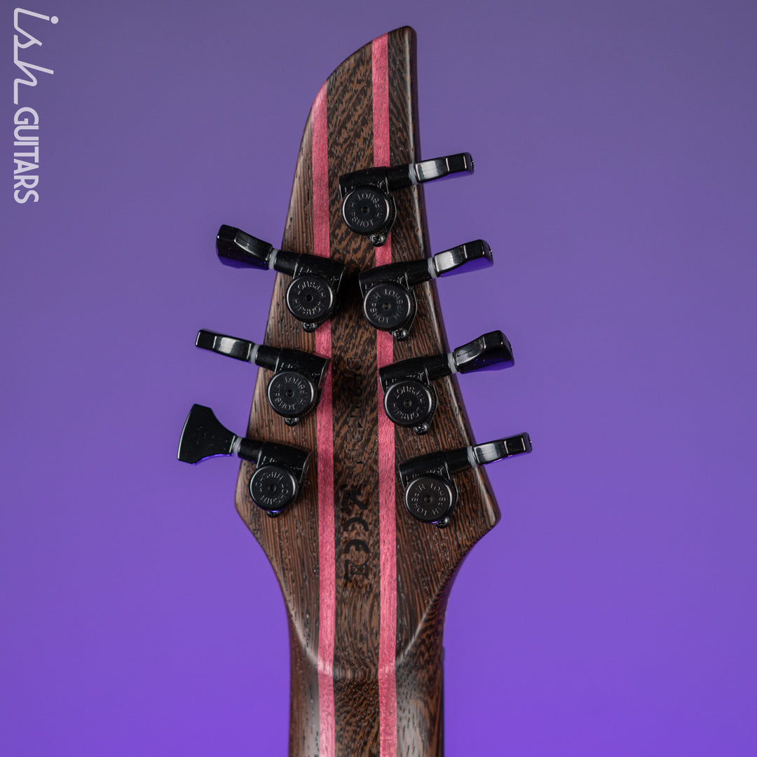 Mayones Duvell Elite 7-String Guitar Transparent Dirty Red Satin