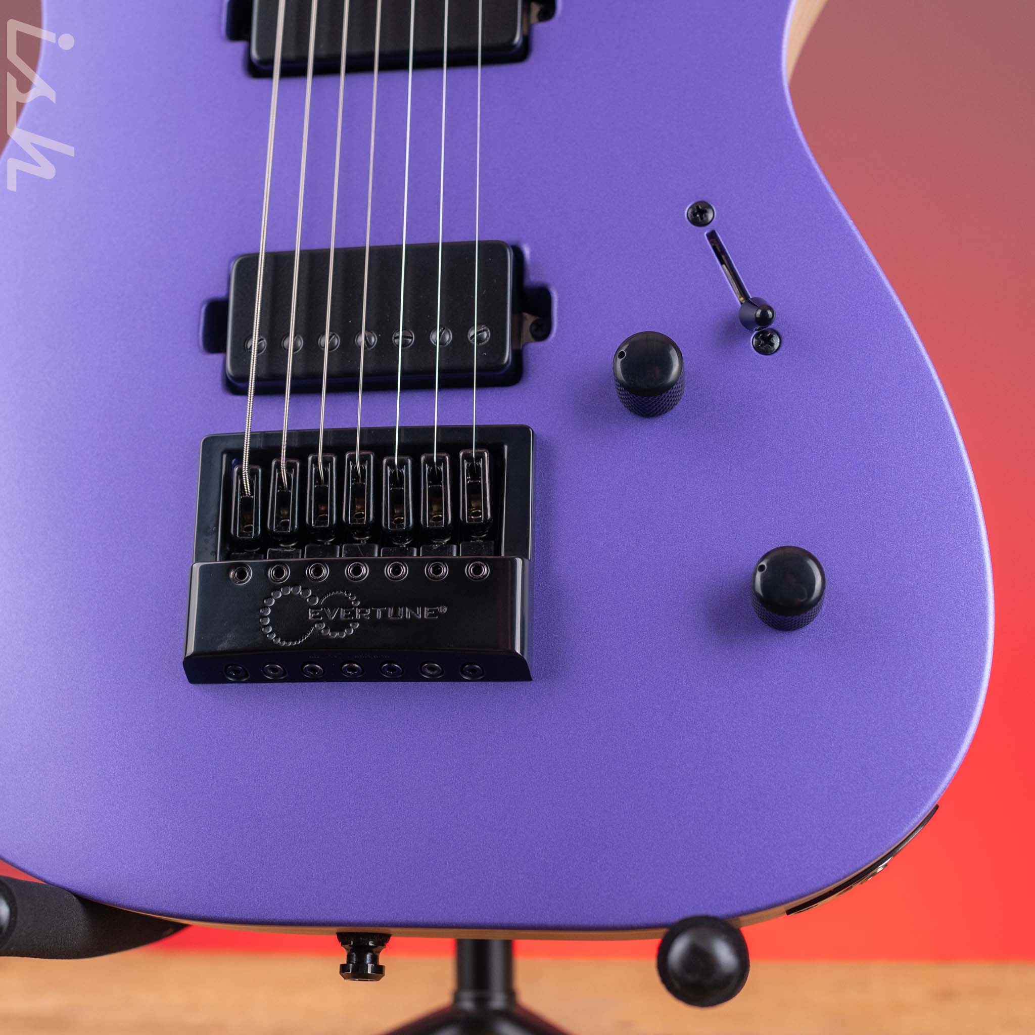 ギター Mayones Duvell Standard 7 Mayones Duvell RPi Rick Schneider 7-String Evertune Memberberry