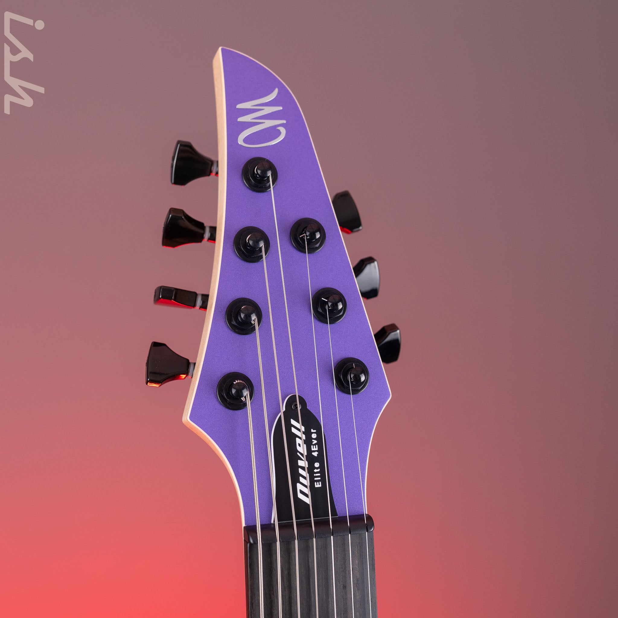 ギター Mayones Duvell Standard 7 Mayones Duvell Elite 7-String, Supernova Purple Satin, 4A Eye