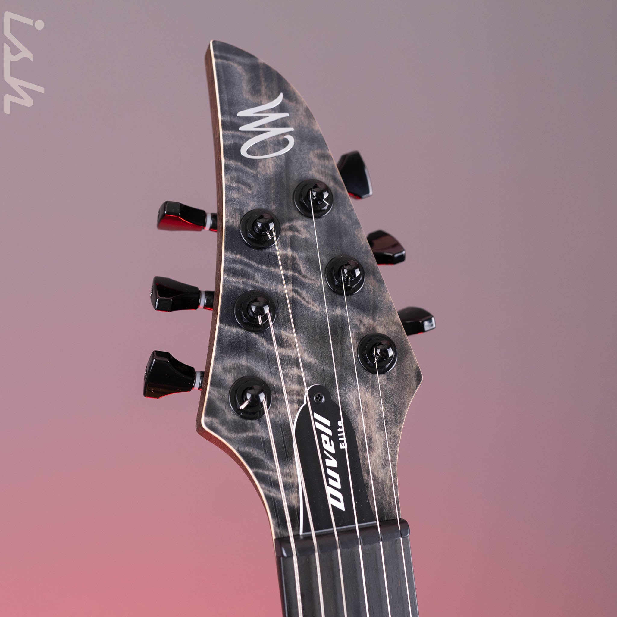 Mayones Duvell Elite 6 Electric Guitar Trans Graphite Gloss Curly