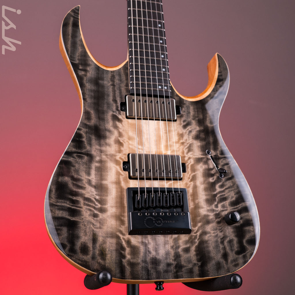 Mayones Duvell Elite 4EVER 7 Baritone Black Burst – Ish Guitars