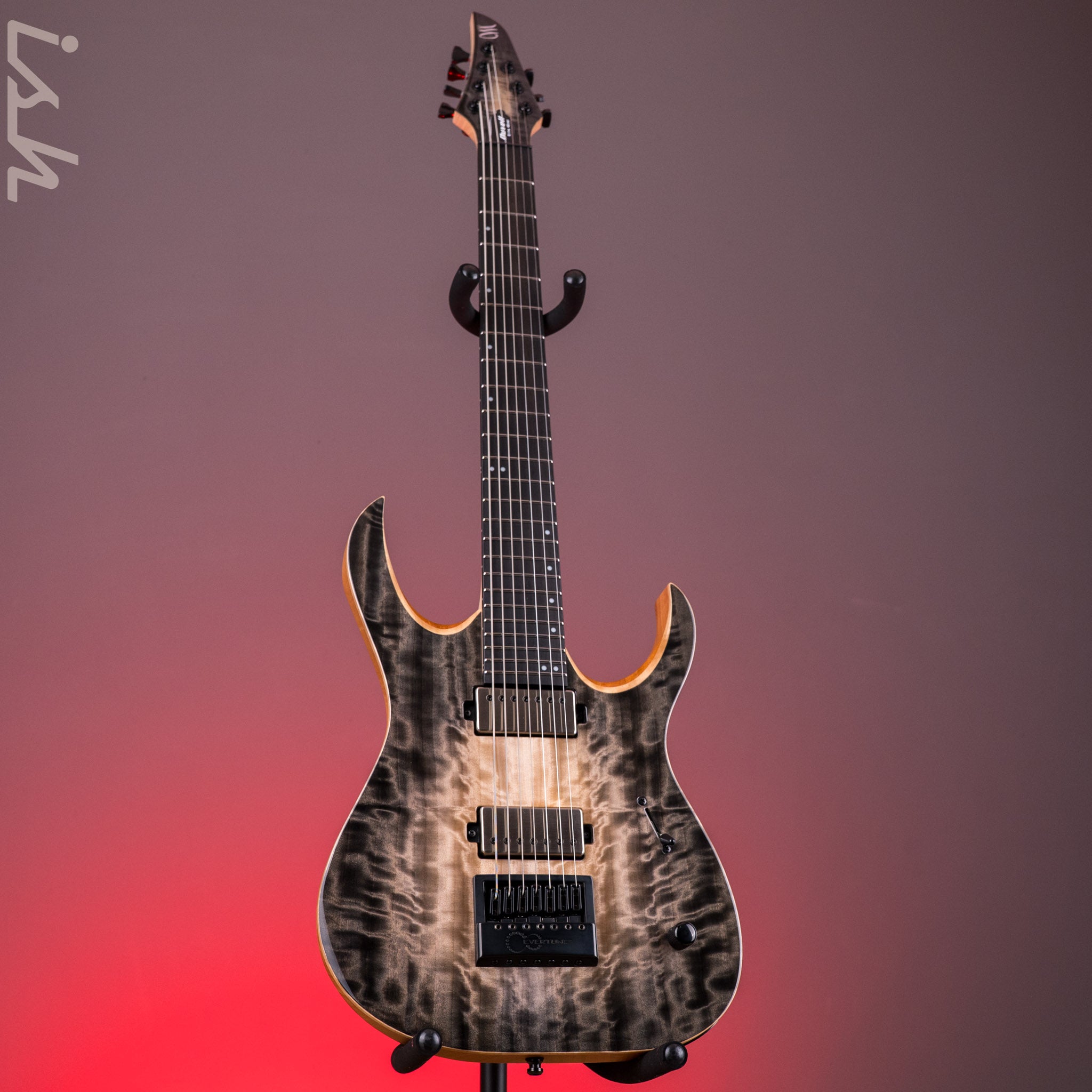 Mayones Duvell Elite 4EVER 7 Baritone Black Burst – Ish Guitars