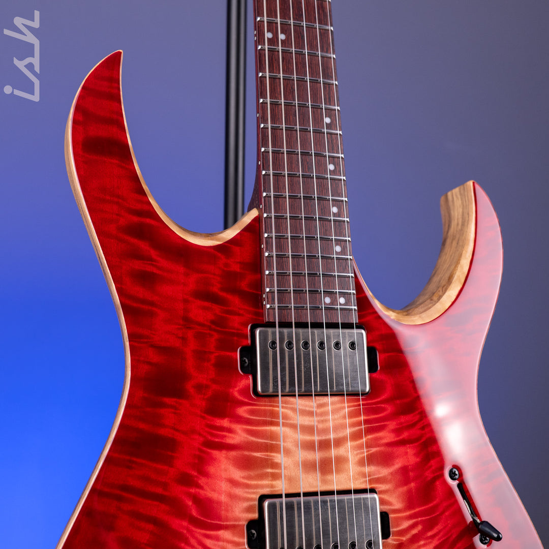 Mayones Duvell Elite 6 Fade Red Burst Out
