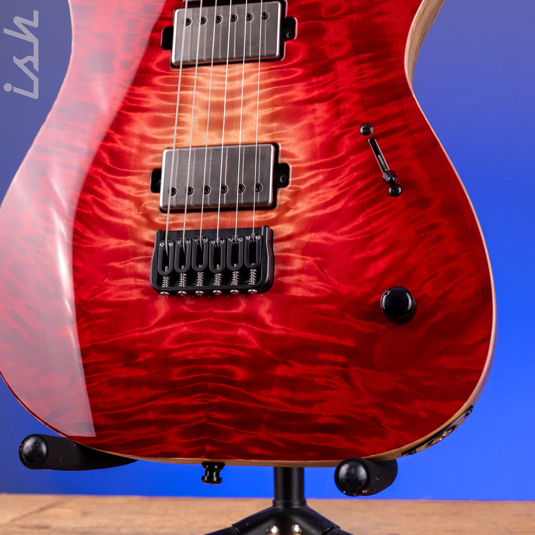 Mayones Duvell Elite 6 Fade Red Burst Out