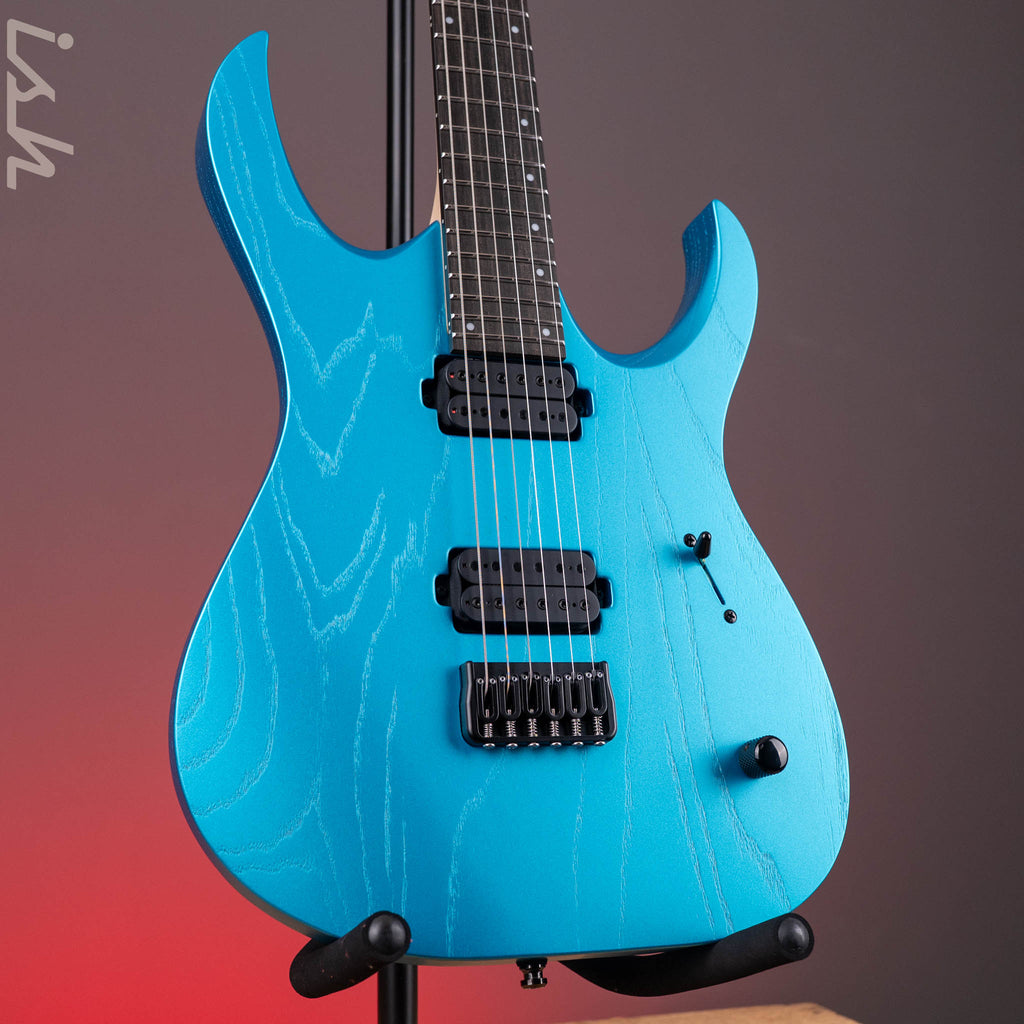 Mayones Duvell DT 6 Metallic Opal Blue – Ish Guitars