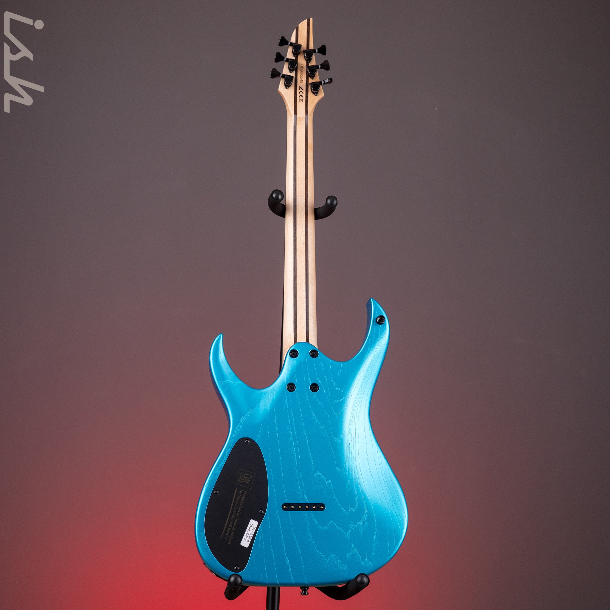 Mayones Duvell DT 6 Metallic Opal Blue – Ish Guitars