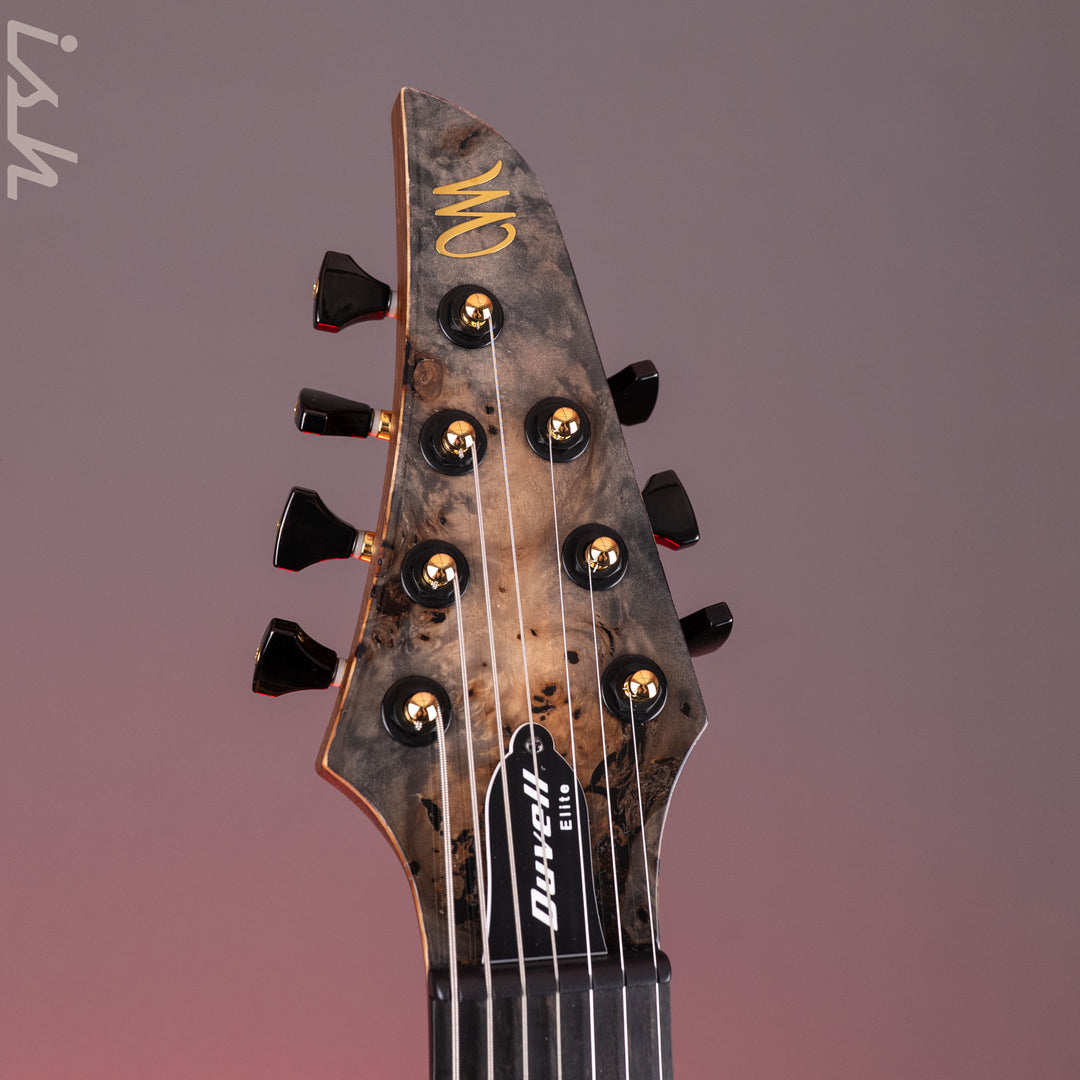 Mayones Duvell Elite 7 Eye Poplar Natural Fade Graphite Burst Out Gloss