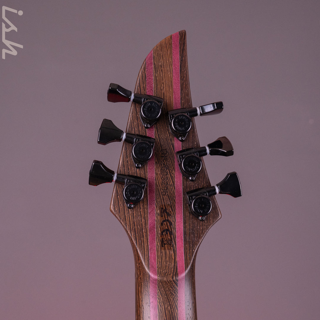 Mayones Duvell Elite 6 Curly Poplar Transparent Turquoise Gloss