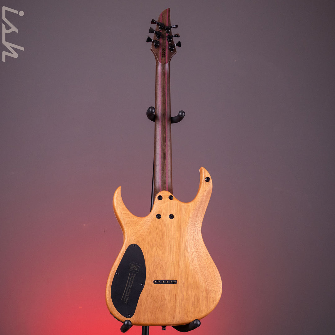 Mayones Duvell Elite 6 Curly Poplar Transparent Turquoise Gloss
