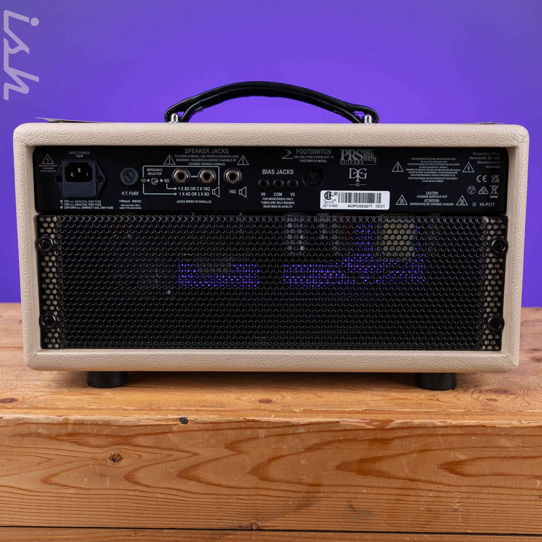 2024 PRS DGT 15 David Grissom 15-watt Tube Head Blonde Tolex
