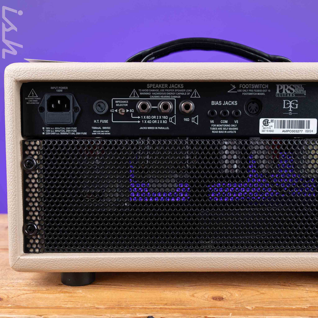2024 PRS DGT 15 David Grissom 15-watt Tube Head Blonde Tolex