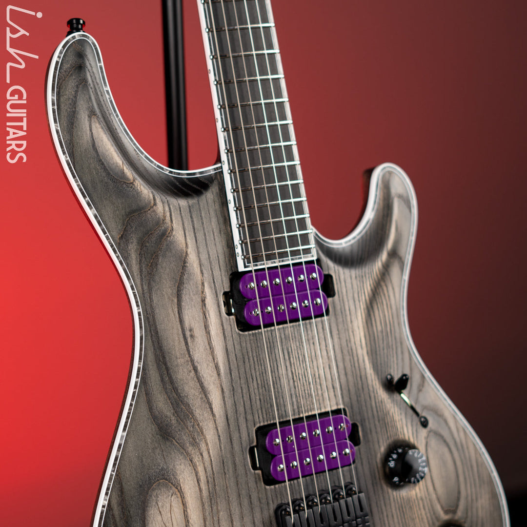 Mayones Regius Core Gothic 6 Bar Antique Black Matte Ash Demo
