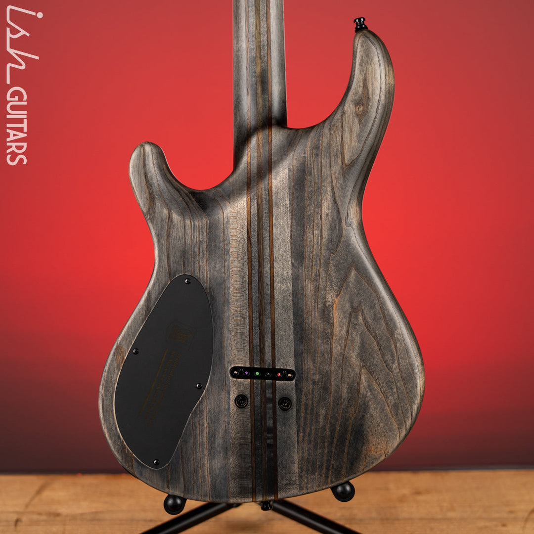 Mayones Regius Core Gothic 6 Bar Antique Black Matte Ash Demo