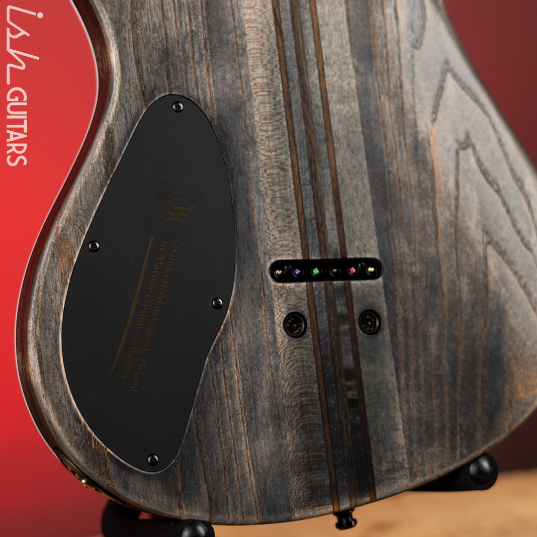 Mayones Regius Core Gothic 6 Bar Antique Black Matte Ash Demo