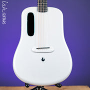 Lava Music Lava Me 3 Smart Acoustic Guitar 36" White w/ Ideal Bag