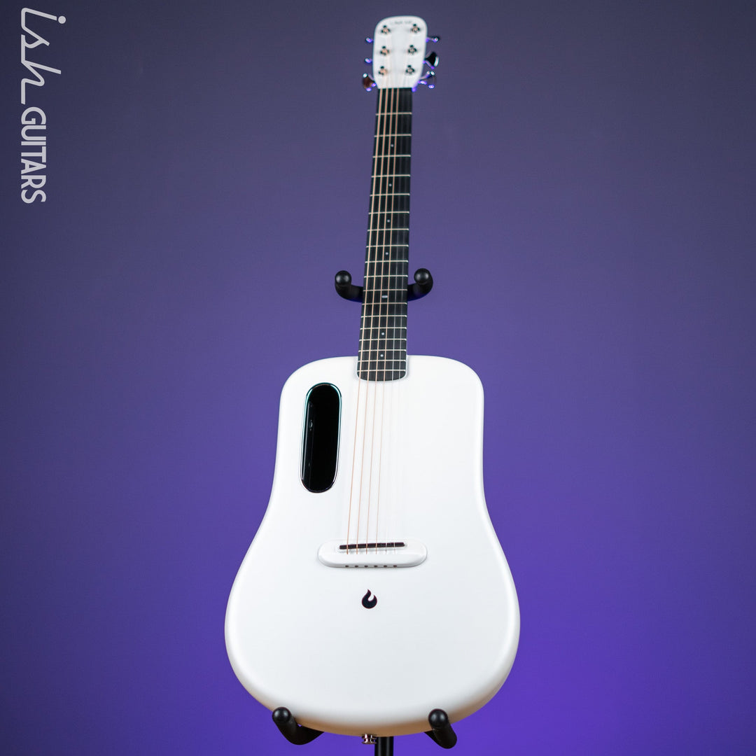 Lava Music Lava Me 3 Smart Acoustic Guitar 36" White w/ Ideal Bag