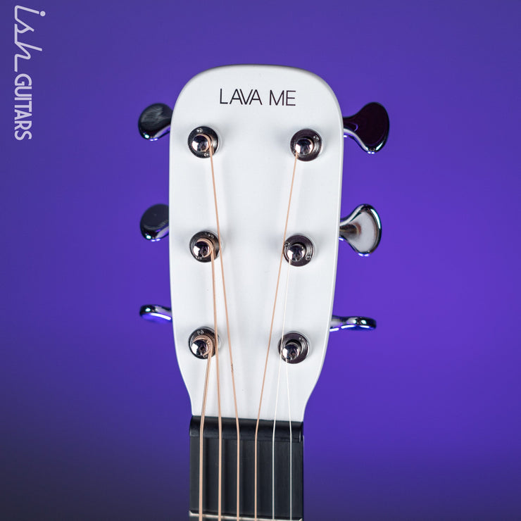 Lava Music Lava Me 3 Smart Acoustic Guitar 36" White w/ Ideal Bag