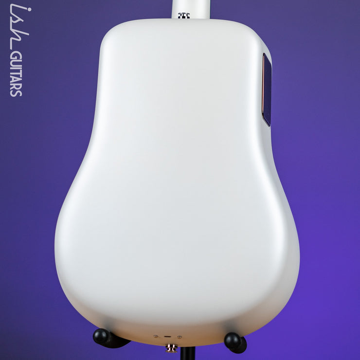 Lava Music Lava Me 3 Smart Acoustic Guitar 36" White w/ Ideal Bag