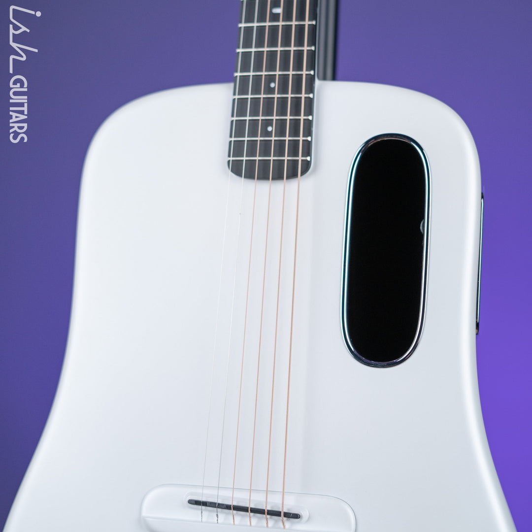 Lava Music Lava ME 3 Smart Acoustic Guitar 38” Left-Handed White w/ Space Bag Demo