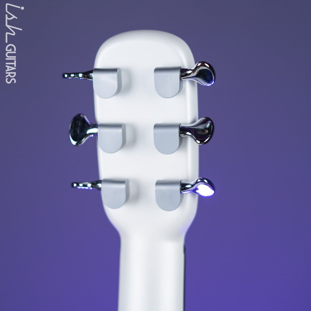 Lava Music Lava ME 3 Smart Acoustic Guitar 38” Left-Handed White w/ Space Bag Demo
