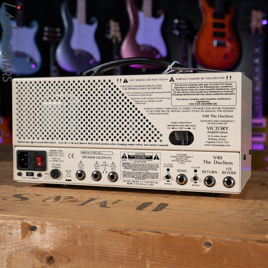 Victory Duchess V40 Amp Head Demo