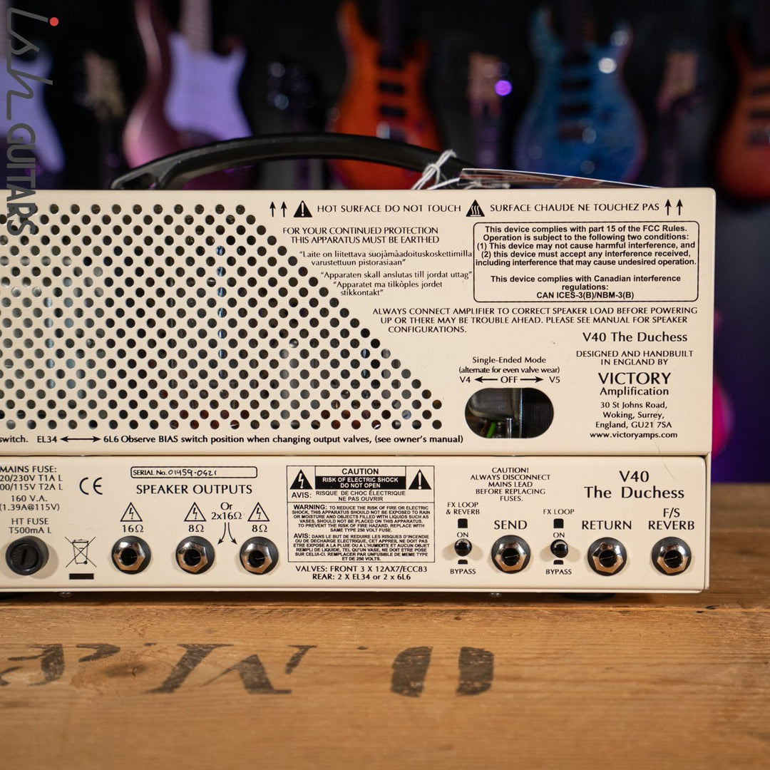 Victory Duchess V40 Amp Head Demo