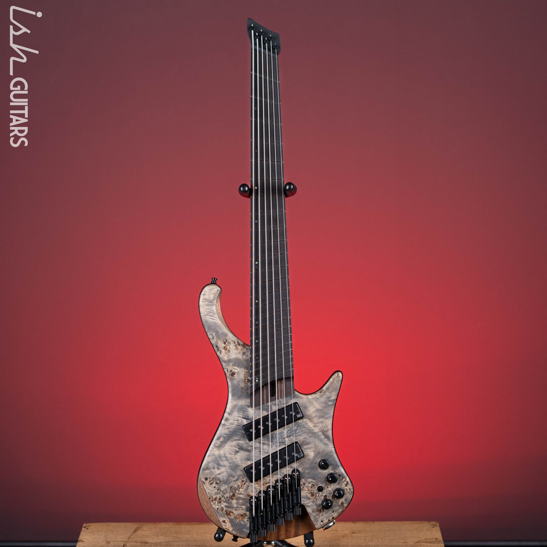 Ibanez EHB1506MS Multi-Scale 6-String Bass Black Ice Flat Demo