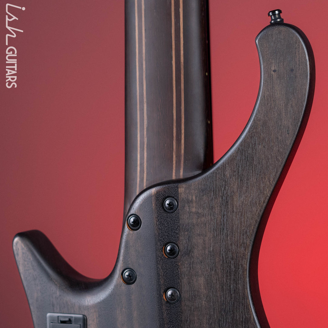 Ibanez EHB1506MS Multi-Scale 6-String Bass Black Ice Flat Demo