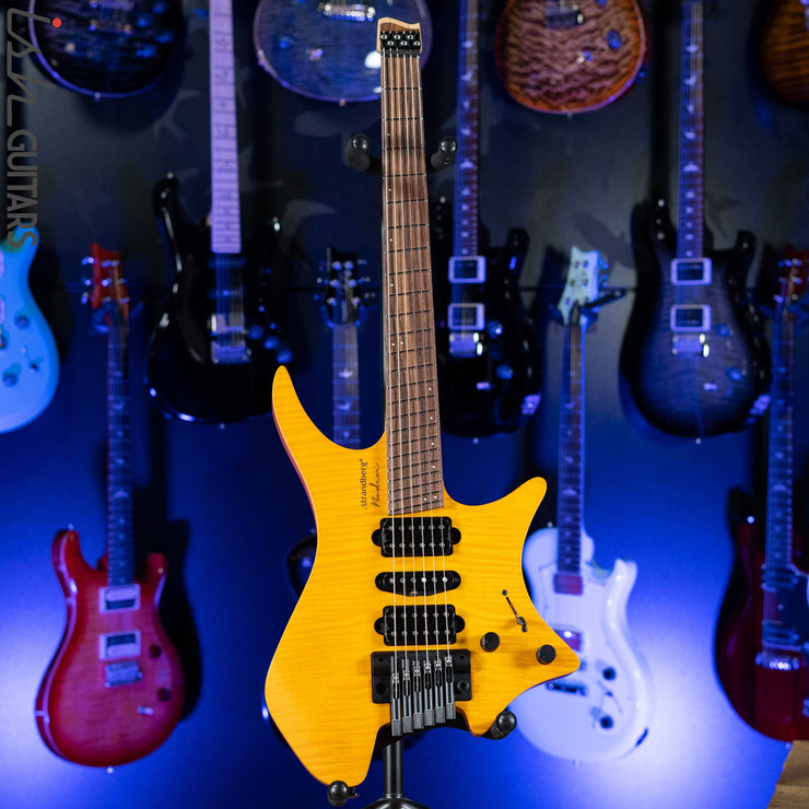 Strandberg Boden Fusion NX 6 Multiscale Headless Guitar Amber Yellow
