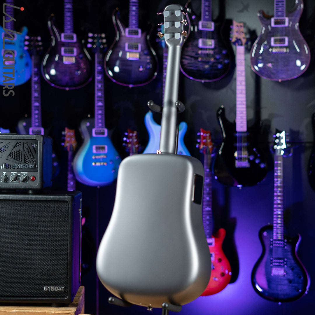 Lava Music Lava Me 3 Smart Acoustic Guitar 38" Space Grey w/ Space Bag Demo